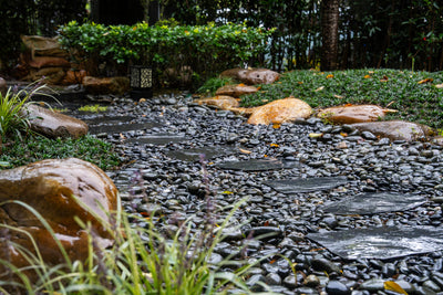 How to use river stone in your garden